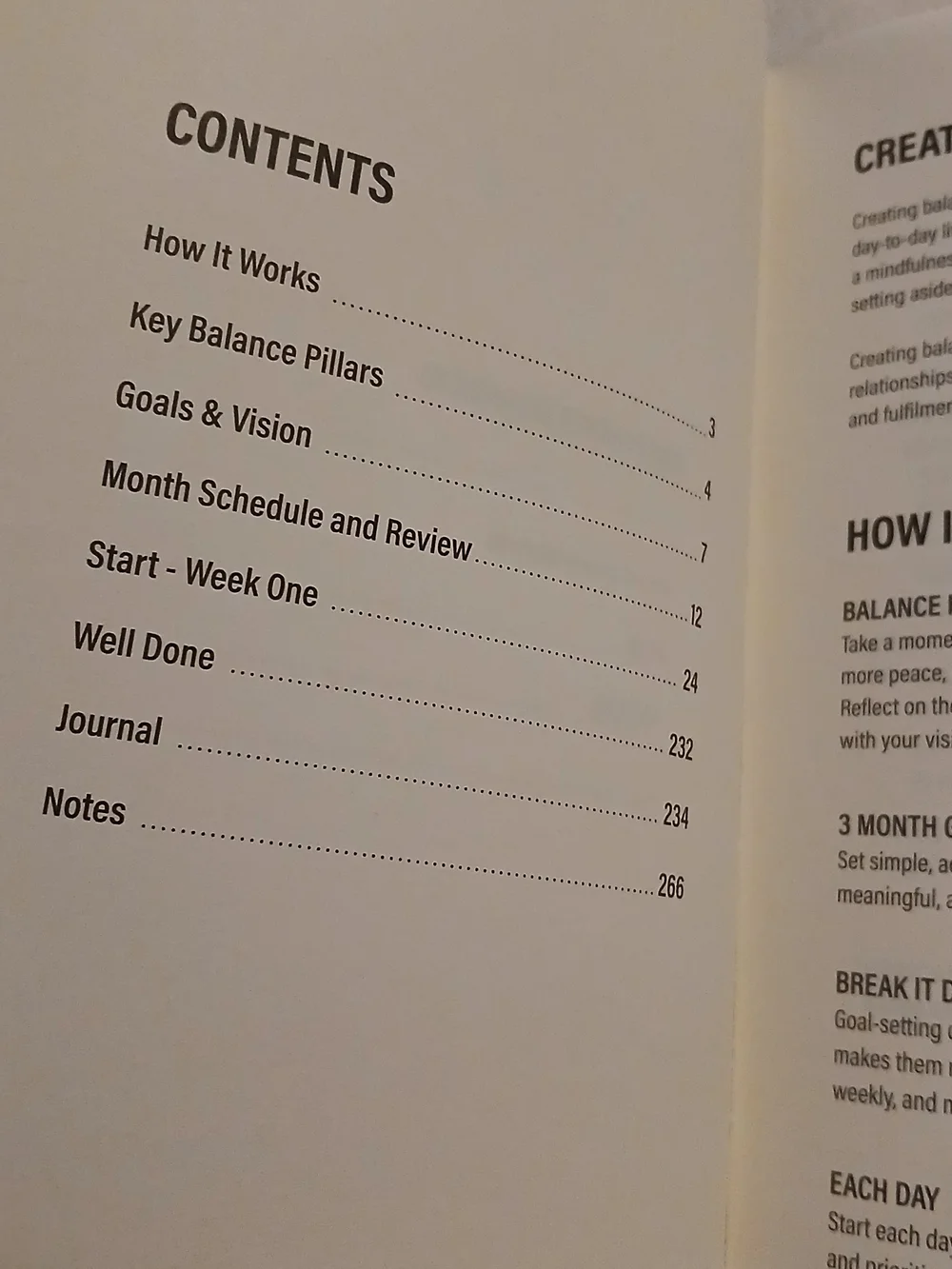 Balance Planner Notebook + Case - Productivity, Journaling, Goal Setting